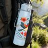 1PC Floral Swallow Bird Art 750ml Color Plastic Sports Water Bottle Leakproof Flip Straw Lid Suitable for Sports Office Home Use