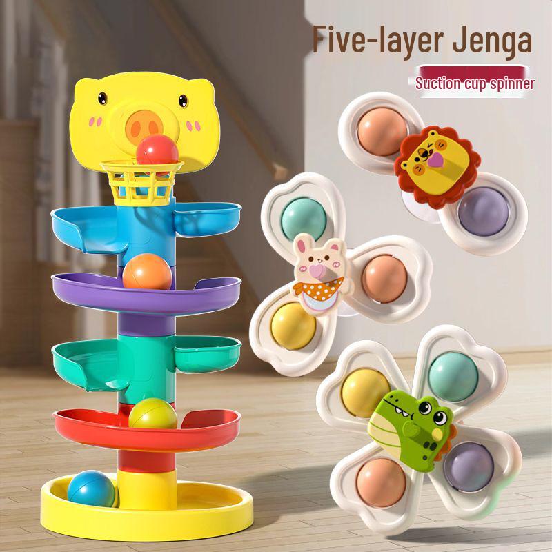 Stacking & Spinning Educational Toy for Babies 6 Months To 3 Years