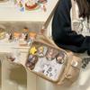 Large Capacity Transparent Itabag Japanese Style Lolita Handbag Lovely Canvas Tote Bag Travel