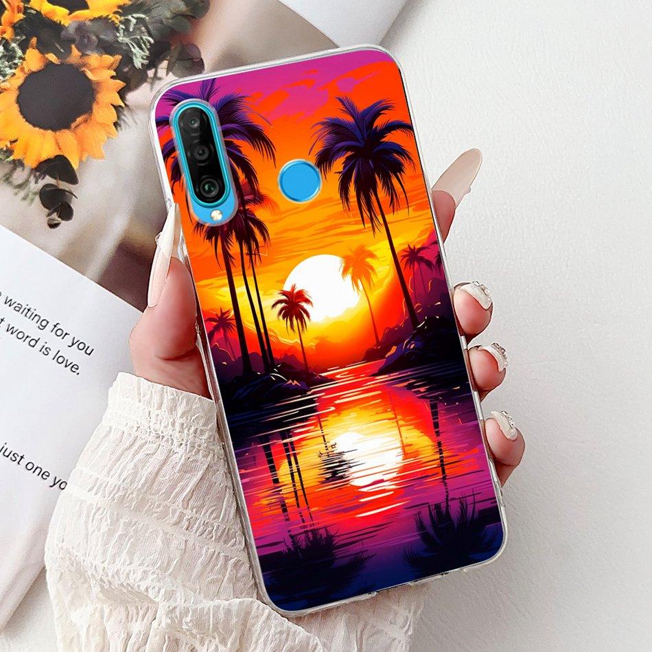 Для Huawei P30 Lite P 30 P30 Pro Крутой Чехол для Телефона с Рисунком Дракона и Тигра Для Huawei P30 P30Pro P30lite Мягкие Силиконовые TPU Чехлы