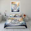 Christian Scripture Bedding Set Design Bedding set (1 duvet cover, 2 pillowcases, duvet not included)