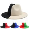 Шляпы для женщин, фетровые шляпы в стиле пэчворк, фетровые шапки для мужчин, белые, черные модные роскошные шляпы для мужчин, сомбреро