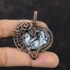 Pinolith Jasper Pendant Copper Wire Wrapped Gemstone Pendant Handmade Jewelry Brand New Pendant Copper Wire Jewelry Anniversary Gift For Her