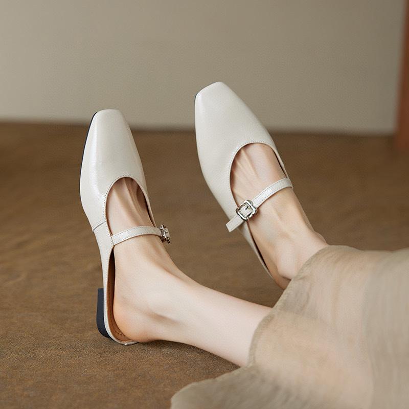 Французская простая летняя золотая и серебряная сумка с плоским дном и надписью «Мэри Джейн», классные тапочки для женщин, ленивые тапочки для улицы