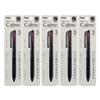 Шариковая ручка Pentel Calme XBXAC37A, 3-цветная, 0,7 мм, черная, набор из 5 штук,
