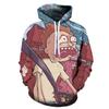 Autumn 3D Animation "Rick and Morty" Printed Hoodies Fashionable Casual Sports Long Sleeved Men's Hooded Sweatshirts