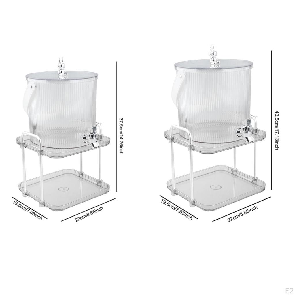 Beverage Dispenser Barrel Bucket Large Capacity Kettle Cold Brew Pot Water Bottle for Lemonade Fruit