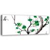Canvas Print, Green Twig Cherry Tree