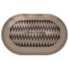 Bathroom Absorbent Floor Mat Vintage Style Non-slip Quick Dry Shower Door