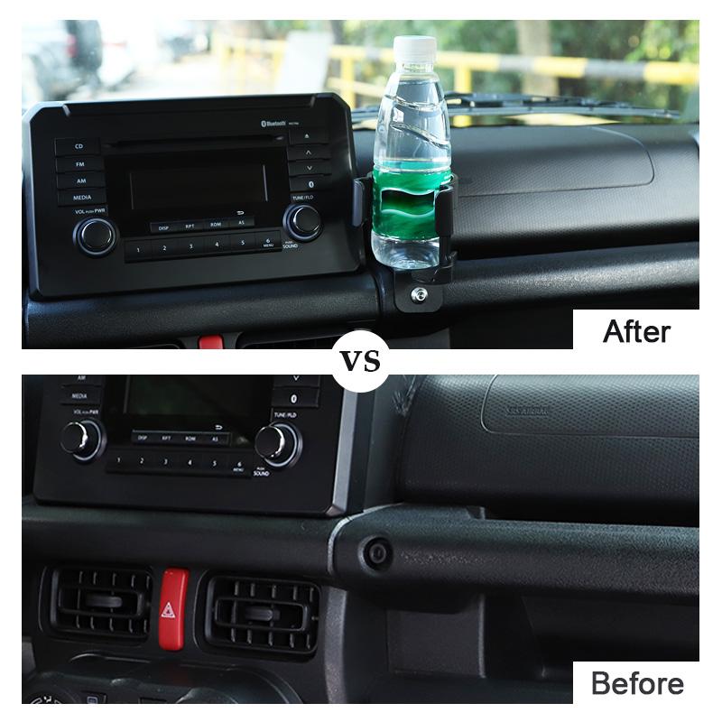 Car Multi-Function Drink Cup Phone Holder, Mobile Phone Mount for Suzuki Jimny 2019-2023