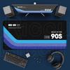 Computer Mousepad Non-slip Gamer Table Pad Retro VHS Style Mouse Pad Keyboard Mice Accessories HD Print Carpet Lock Edge Thicken