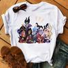 Kawaii Cartoon Printed T Shirt Funny Anime Graphic Short Sleeves T-shirt Harajuku Summer Casual Y2k Clothing Tops Unisex