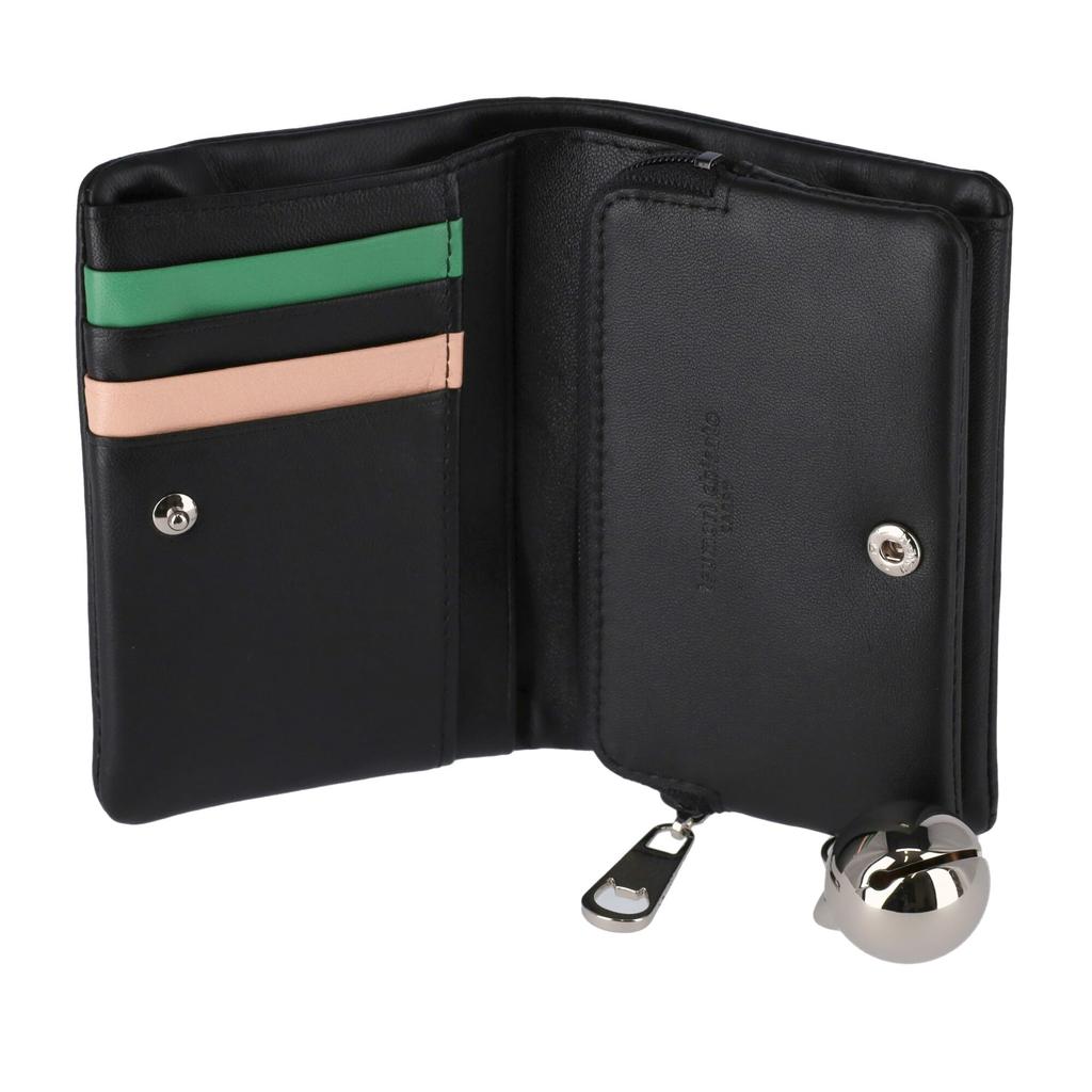 Tsumori Chisato Киранэко Складной кошелек, Полная длина, Черный, Средний кошелек