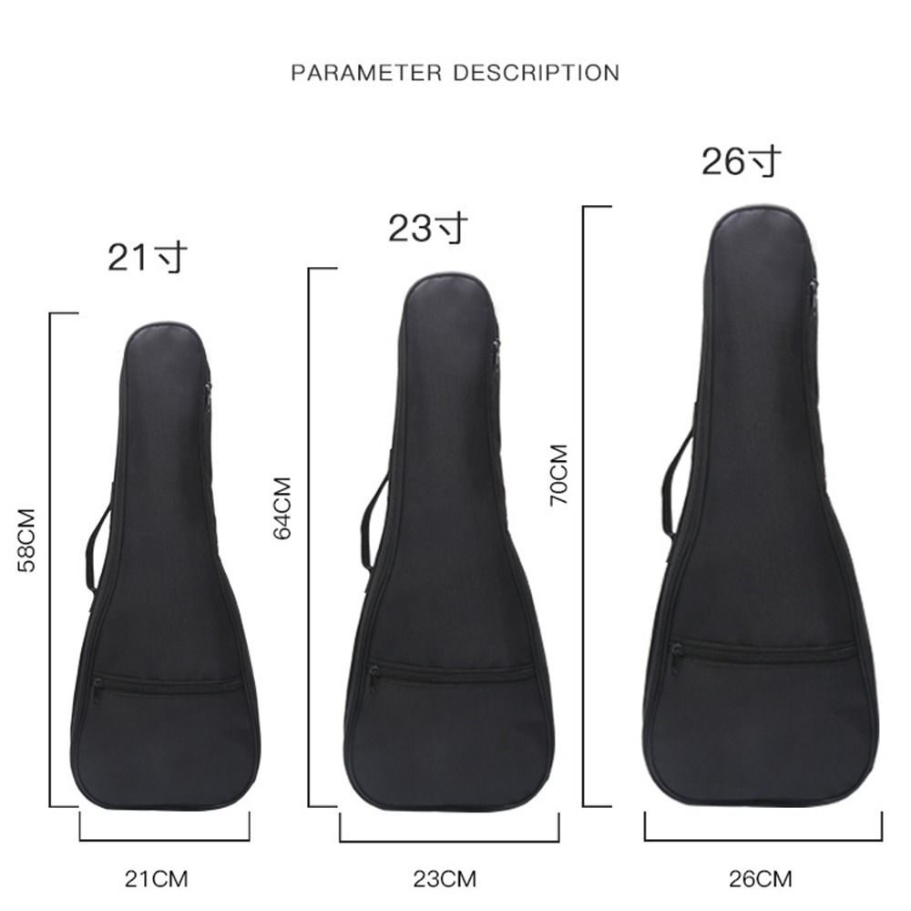 Guitar Accessories Thicker Padded Guitar Gig Bag Ukulele Zipper Bag Tenor Ukulele Case Ukulele Bag