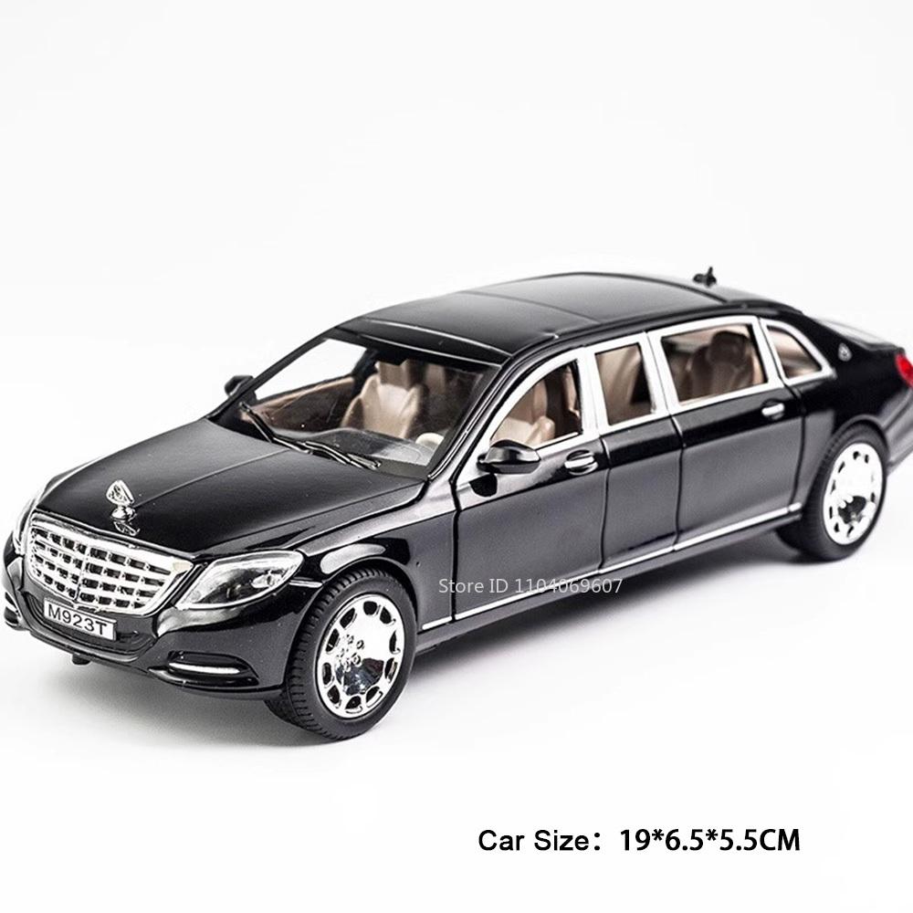 1:Масштаб 1:24 S600 62S Мини Модель Игрушечные Машинки Сплав Литье под Давлением Двери Открываются Звук Свет Оттянуть Назад Резиновые Колеса Машинки Игрушки Подарки для Детей