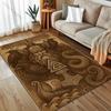 Retro Viking Print Carpet for Bedroom Living Room Bedside Sofa Floor Mat Modern Home Decor Area Rug Large Size Machine Wash