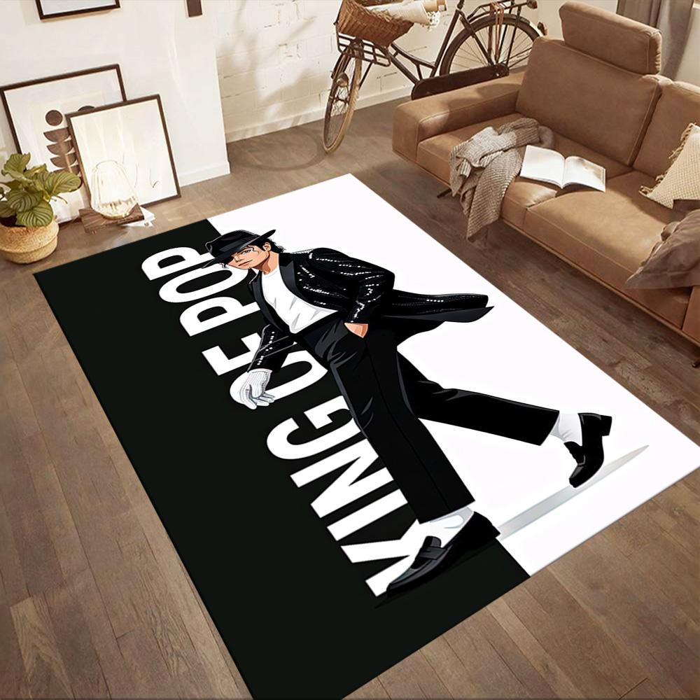 Michael Jackson 27 Floor Rug Office Rug Perfect for Dining Room Foyer Outdoor Hallway Antislip Carpet Anime Office Decor