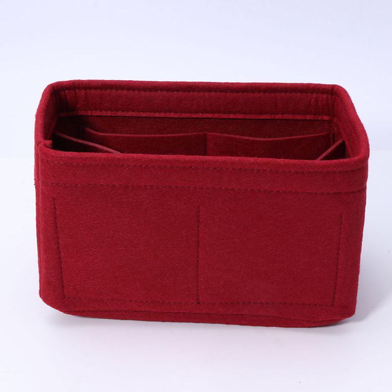 Felt Bag Insert Makeup Handbag Organizer Travel Inner Bag Purse Portable Removable Cosmetic Pouch Storage Box Tote Bag for Women