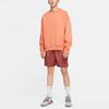 Nike Толстовка с круглым вырезом с вышитым логотипом, мужские топы, оранжевый CV0554-863