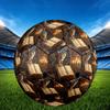 1pc Wise Owl Library Theme Soccer Ball Football, Size 5, Lightweight PVC, Outdoor Training Soccer Ball,Sports Gift t61445