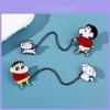 Милый металлический значок Crayon Shin-chan с цепочкой, дизайн мультяшного персонажа, материал сплав Xz3014xz3015 Цвета
