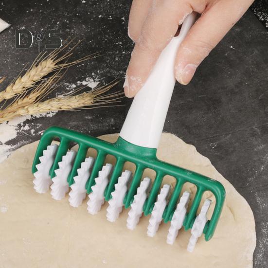 Многоразовый катящийся резак для теста, простой в использовании пластиковый роликовый резак для макарон, печенья, кухонный гаджет