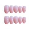 Nail Tips Artificial Full Cover Fake Nails Short Round Head False Nails With Press Glue Wearable