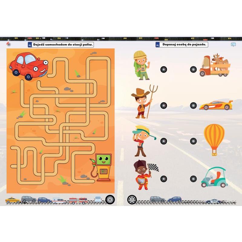 Puzzles on Wheels Book of Activities Vehicles Riddles for Kids