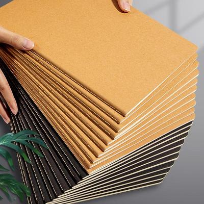 Тетрадь из крафт-бумаги для школьников - размеры B5, A4, A5 для начальной и средней школы.