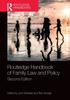 The Routledge Handbook of Family Law and Policy Book