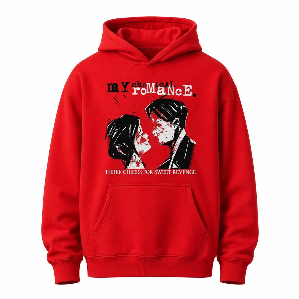 My Chemical Romance Autumn Winter Casual Emo Band Men Hooded Sweatshirt Women Boys Coat Top Parent Child Kid 's Cotton Hoodie