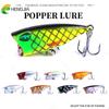 1шт Hengjia Mini Topwater Popper Bait Пластиковые бионические воблер Рыболовные снасти