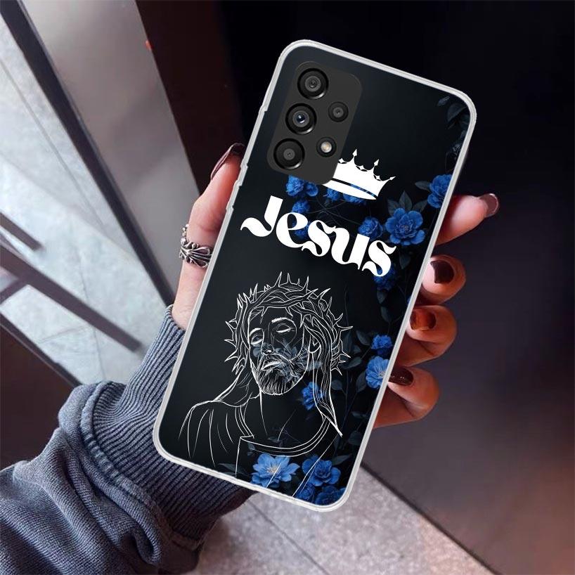 Jesus Bible Phone Case For Samsung Galaxy A52 A51 A50S A32 A22 A12 A02S A72 A71 A31 A70 A30S Note 20 Ultra 10 Plus S10 Galaxy A5