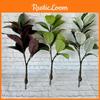 Hevea Artificial Brasiliensis Leaf With Lush Foliage For Photography Prop Decor