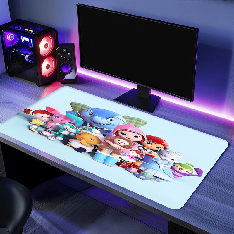 Rainbow Ruby Mouse Pad - Non-Slip Rubber Base, Smooth Surface for Work,Gaming,Office,And Home Use, Desk Mouse Pad