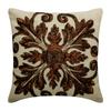For Chair Copper Throw Pillows Linen Sequins Beaded & Art Nouveau Throw Pillows For Couch Abstract Art Deco Style - Copper Alchemist