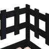 Extendable Daybed Black 2*(90*200) cm Solid Pine Wood