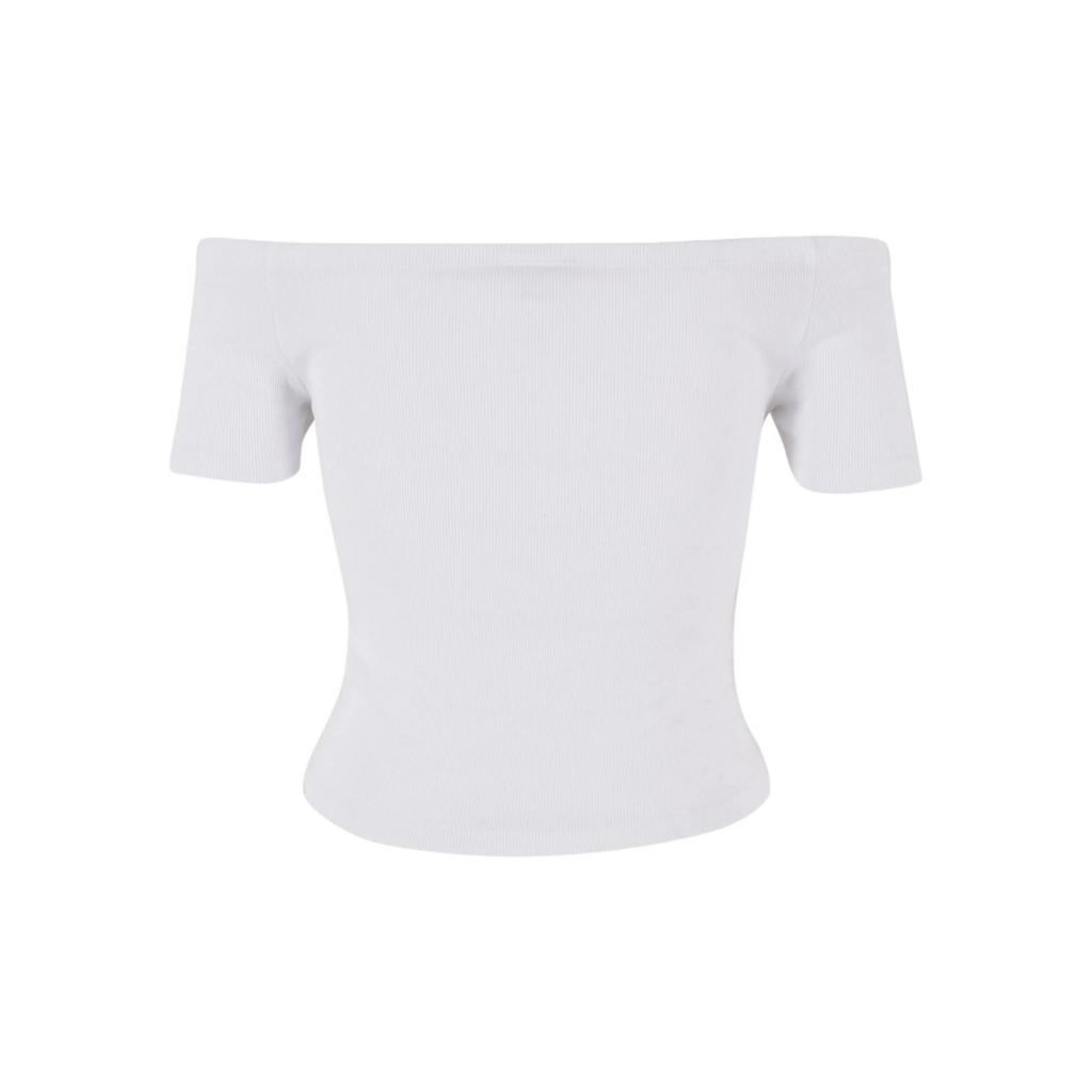 Urban Classics Womens/Ladies Ribbed Organic Off Shoulder Top