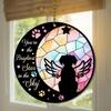 Pet Memorial Sun Catcher Dog Cat Suncatcher Pet Memorial Keepsake Stained Glass