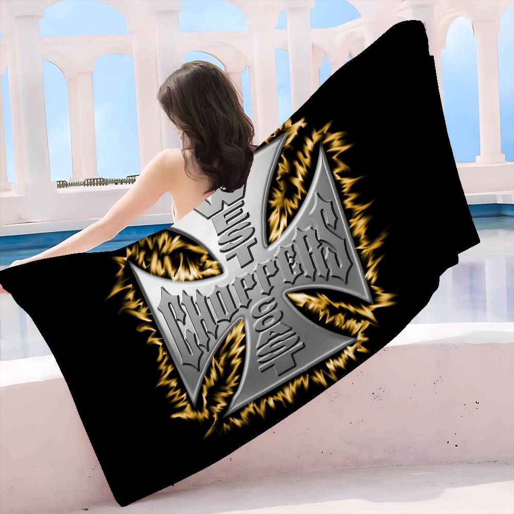 West C-Coast C-Choppers Microfiber Beach Towel Absorbent Quick dry Soft Yoga Swimming Resort Mountain Climbing Towel
