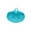 Organic Cotton Mesh Bag - Reusable Turquoise Shopping Bag