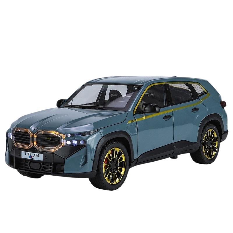 1/24 BMW The XM SUV Модель спортивного автомобиля из сплава Литой металлический игрушечный автомобиль Модель транспортного средства Симуляция Звук и свет Коллекция Детский подарок