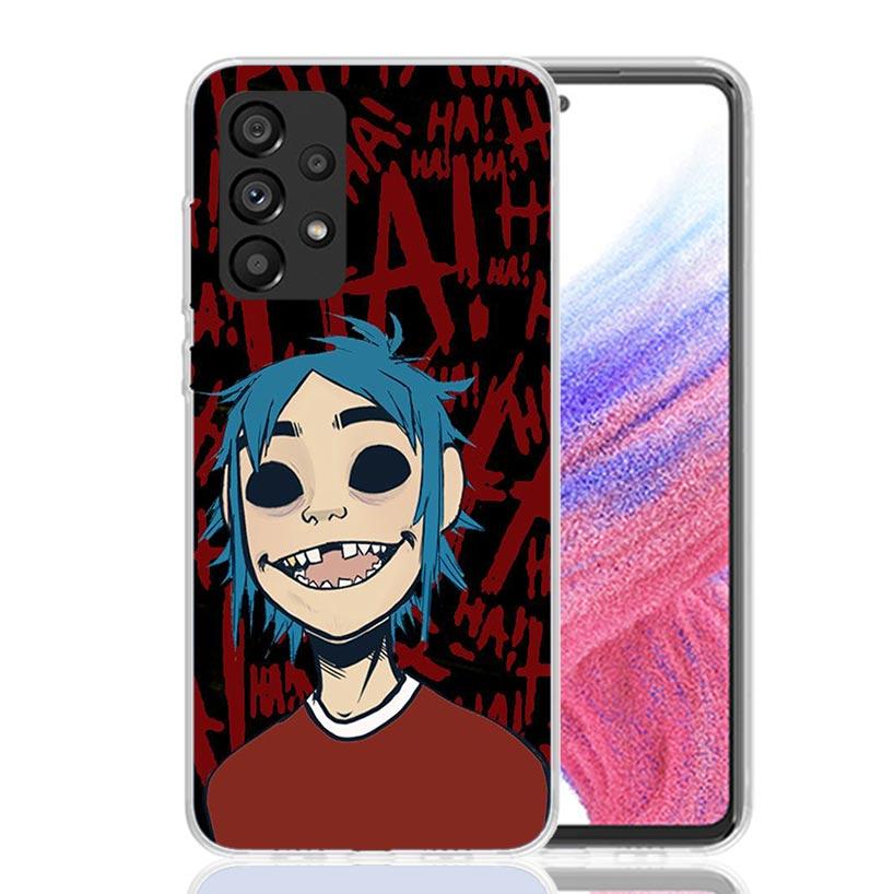 Gorillaz Anime Case Phone Cover for Samsung Galaxy A17 A16 A15 A14 A13 A56 A55 A54 A53 A36 A35 A34 A33 A26 A25 A24 A23 A05S Gala