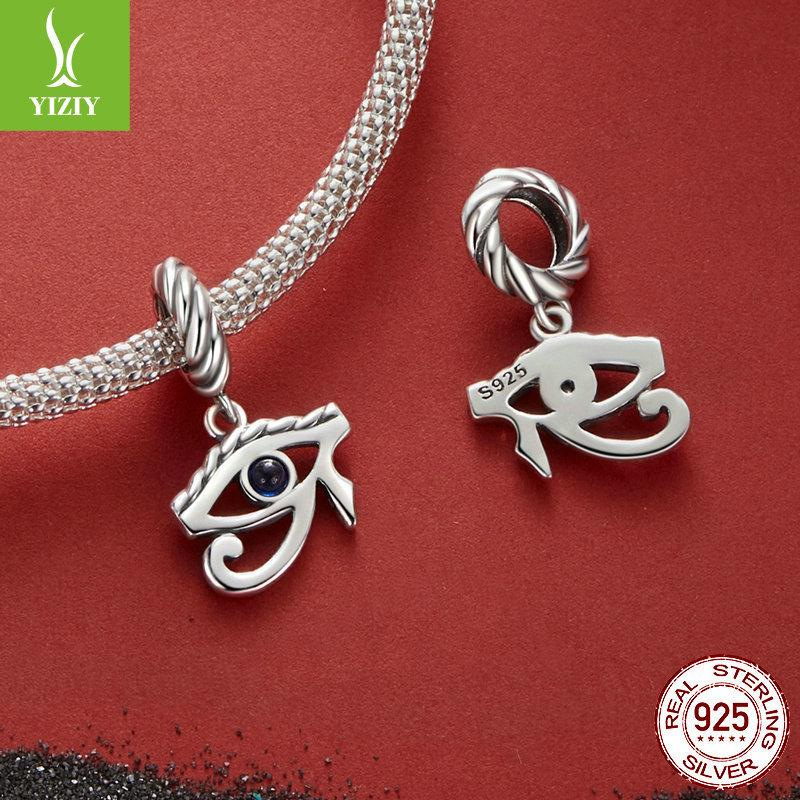 Глаз Гора Подвеска Сделай Сам Аксессуар с Браслетом из Серебра S925 с Бусинами