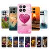 Чехол для Xiaomi Poco X6 Pro Популярный Цветок Ударопрочный Funda Силиконовый Прозрачный Мягкий TPU Чехол для Xiaomi Poco X6 Pro 5G PocoX6 Бампер