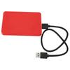 External Hard Drive HDD USB 3.0 Plug and Play Mobile Hard Disk Drive for Many DevicesRed 1TB