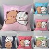 Panda B-B-Bubu And D-D-Dudu Anime Pillow Case Pillowcase Soft Skin Friendly & Comfortable With A Hidden Zipper