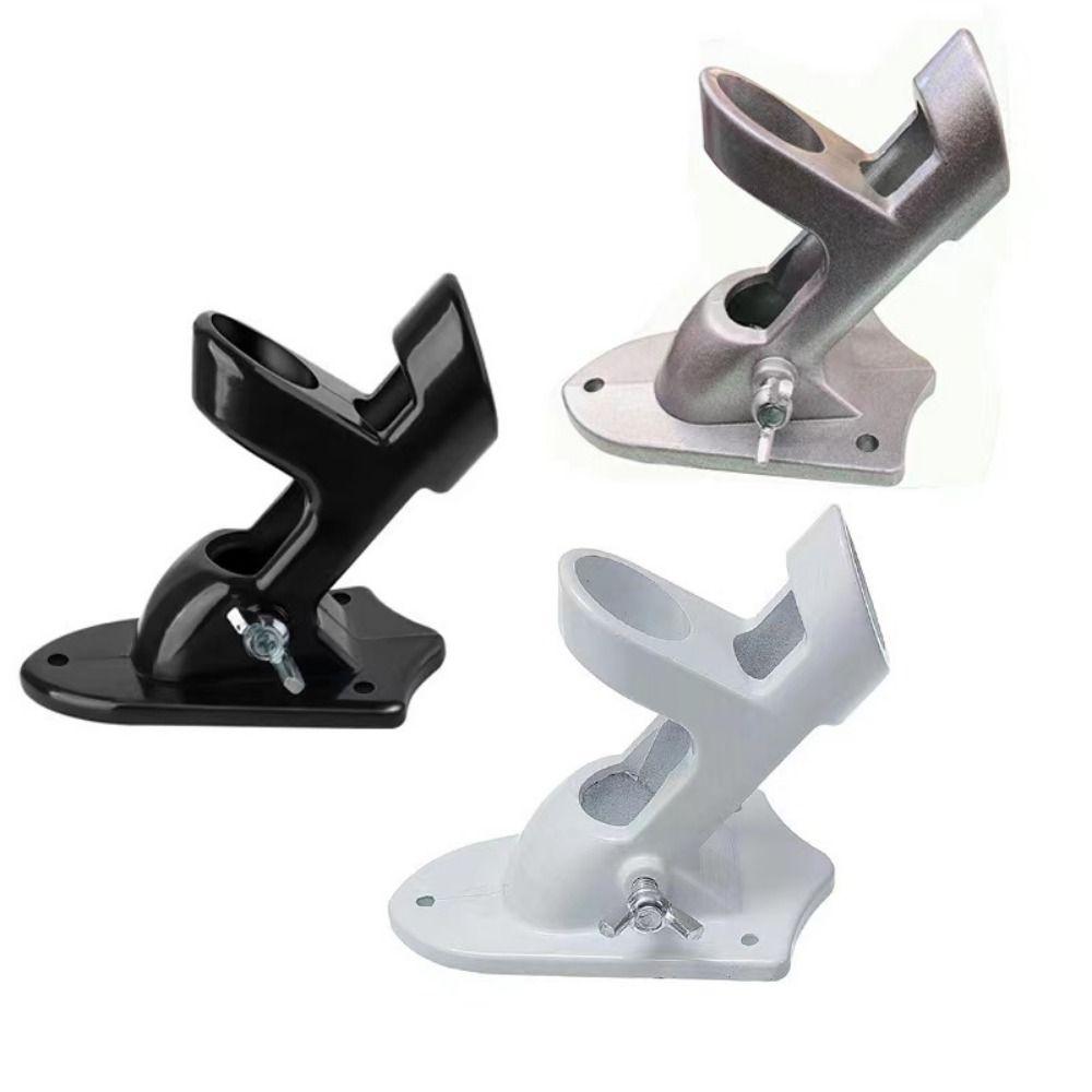 Double Hole Wall Flag Pole Holder Wall-mounted Yard Banner Stand Practical Flagpole Bracket House