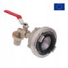 Storz C-52 Hydrant Connector + 1" Ball Valve