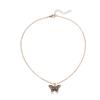 European and American e-commerce jewelry fashion drip alloy pendant personalized drip butterfly necklace autumn new item jewelry